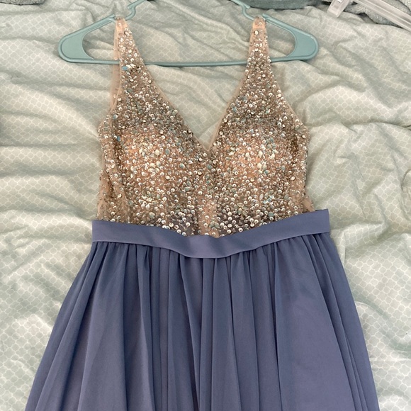 prom dress with a slit on one side - Picture 2 of 3
